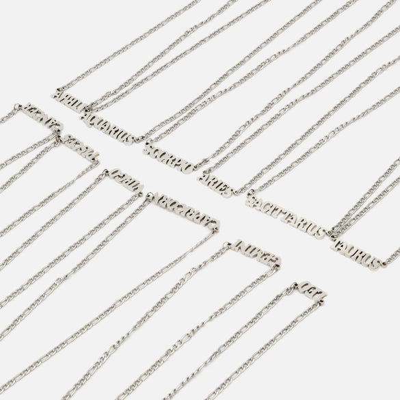 Necklace Titanium Steel Constellation Electroplating