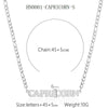 Necklace Titanium Steel Constellation Electroplating