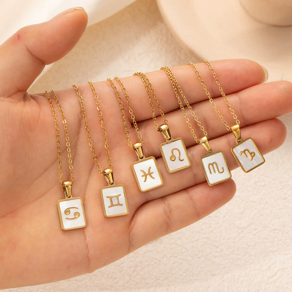 Necklace Titanium Steel Constellation Pendant Jewelry Women's Simple Light Luxury New