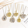 Necklace Titanium Steel Copper Cross Chain Sweet Geometric Real Gold Plated Women's Accessories