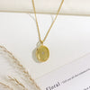 Necklace Titanium Steel Copper Cross Chain Sweet Geometric Real Gold Plated Women's Accessories