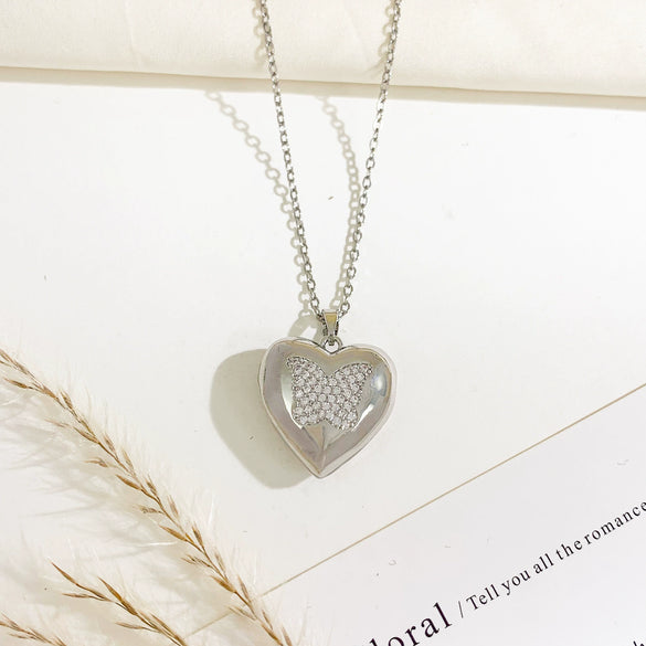 Necklace Titanium Steel Copper Cross Chain Sweet Geometric Real Gold Plated Women's Accessories