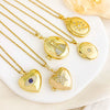 Necklace Titanium Steel Copper Cross Chain Sweet Geometric Real Gold Plated Women's Accessories