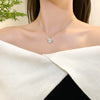 Necklace Titanium Steel Copper Diamond Star Design For Female