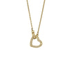 Necklace Titanium Steel Copper Flower Pattern Electroplating For Women