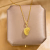 Necklace Titanium Steel Copper Fruit Geometric Diamond Oshaped Chain For Female