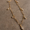 Necklace Titanium Steel Copper Geometric Animal Retro Electroplated Pendant Marquise Paper Clip Chain