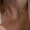 Necklace Titanium Steel Copper Geometric Animal Retro Electroplated Pendant Marquise Paper Clip Chain
