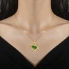 Necklace Titanium Steel Copper Geometric Arrow Through The Heart Design