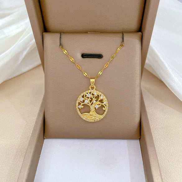 Necklace Titanium Steel Copper Geometric Design
