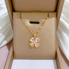Necklace Titanium Steel Copper Geometric Electroplating Women's