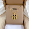 Necklace Titanium Steel Copper Geometric Electroplating Women's