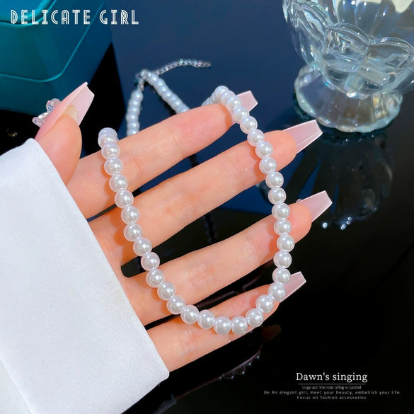 Necklace Titanium Steel Copper Geometric Electroplating Women's