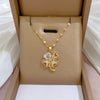 Necklace Titanium Steel Copper Geometric Electroplating Women's