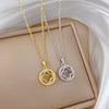 Necklace Titanium Steel Copper Geometric Minimalist Unisex