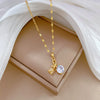 Necklace Titanium Steel Copper Geometric Style