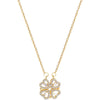 Necklace Titanium Steel Copper Heart Fourleaf Flower Animal Zodiac Cartoon Style