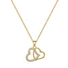 Necklace Titanium Steel Copper Heart Geometric Light Luxury Elegant Gorgeous Allmatch Clavicle Chain Unisex