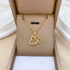 Necklace Titanium Steel Copper Heart Geometric Light Luxury Elegant Gorgeous Allmatch Clavicle Chain Unisex