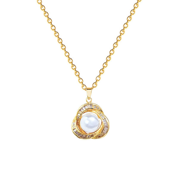 Necklace Titanium Steel Copper Hollow Bird's Nest Animal Zodiac Style