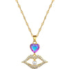 Necklace Titanium Steel Copper Pearl Geometric Light Luxury Elegant