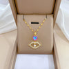 Necklace Titanium Steel Copper Pearl Geometric Light Luxury Elegant