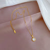 Necklace Titanium Steel Copper Stainless Steel Geometric Hollow Zircon