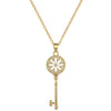 Necklace Titanium Steel Copper Stainless Steel Sunflower Geometric Style