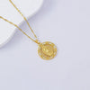 Necklace Titanium Steel Copper Water Wave Chain Cross Pendant Electroplated Light Luxury Elegant Highend Jewelry
