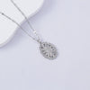 Necklace Titanium Steel Copper Water Wave Chain Cross Pendant Electroplated Light Luxury Elegant Highend Jewelry