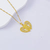 Necklace Titanium Steel Copper Water Wave Chain Cross Pendant Electroplated Light Luxury Elegant Highend Jewelry