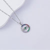 Necklace Titanium Steel Copper Water Wave Chain Cross Pendant Electroplated Light Luxury Elegant Highend Jewelry