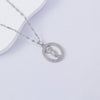 Necklace Titanium Steel Copper Water Wave Chain Cross Pendant Electroplated Light Luxury Elegant Highend Jewelry