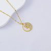 Necklace Titanium Steel Copper Water Wave Chain Cross Pendant Electroplated Light Luxury Elegant Highend Jewelry