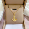Necklace Titanium Steel Exaggerated Microinlaid Real Gold Electroplated Cartoon Geometric Style Accessories