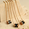 Necklace 316L Stainless Steel Fashion Oil Dropping Design Electroplating Women