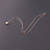 Necklace Titanium Steel Flower Electroplating Pendant