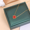 Necklace Titanium Steel Four Leaf Clover Electroplating Light Luxury Women's O Chain