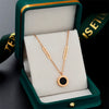 Necklace Titanium Steel Geometric Ball Chain Electroplating