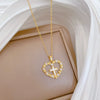 Necklace Titanium Steel Geometric Cross Diamond Unisex