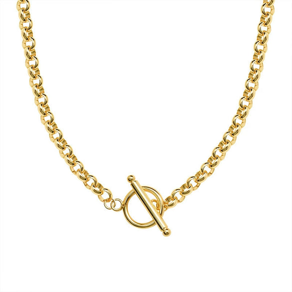 Necklace Titanium Steel Geometric Electroplated Jewelry