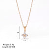 Necklace Titanium Steel Geometric Electroplating Women's Jewelry
