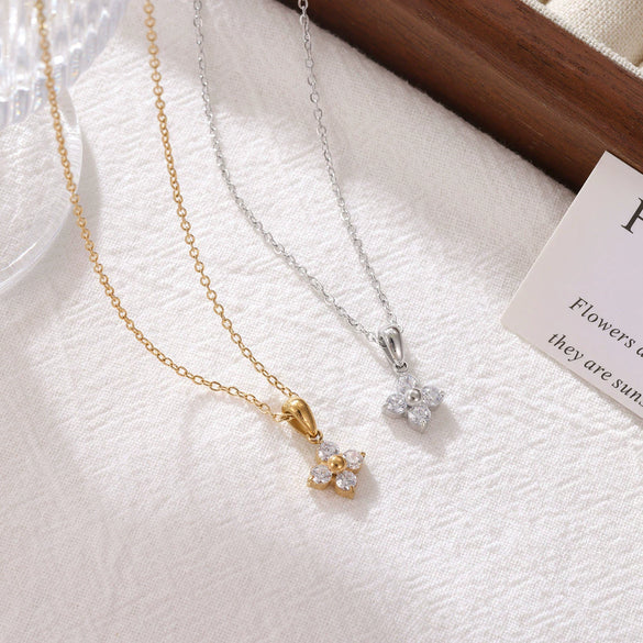 Necklace Titanium Steel Geometric Electroplating Women's Jewelry