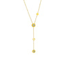 Necklace Titanium Steel Geometric Long Tassel Circle Chain Electroplating Women's Jewelry