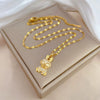Necklace Titanium Steel Geometric Pattern Female Clavicle Chain