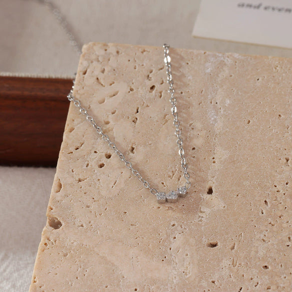 Necklace Titanium Steel Geometric Pendant O Chain Electroplated Minimalist Women's Jewelry