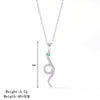 Necklace Titanium Steel Geometric Spirit Snake Pendant Electroplating For Women