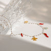 Necklace Titanium Steel Gravel Pearl Pepper Glow Plane Pendant Electroplating