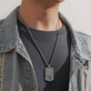 Necklace Titanium Steel Heart Pendant Dripping Glue Couple Style