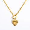 Necklace Titanium Steel Heart Shape Furnace Vacuum Electroplating